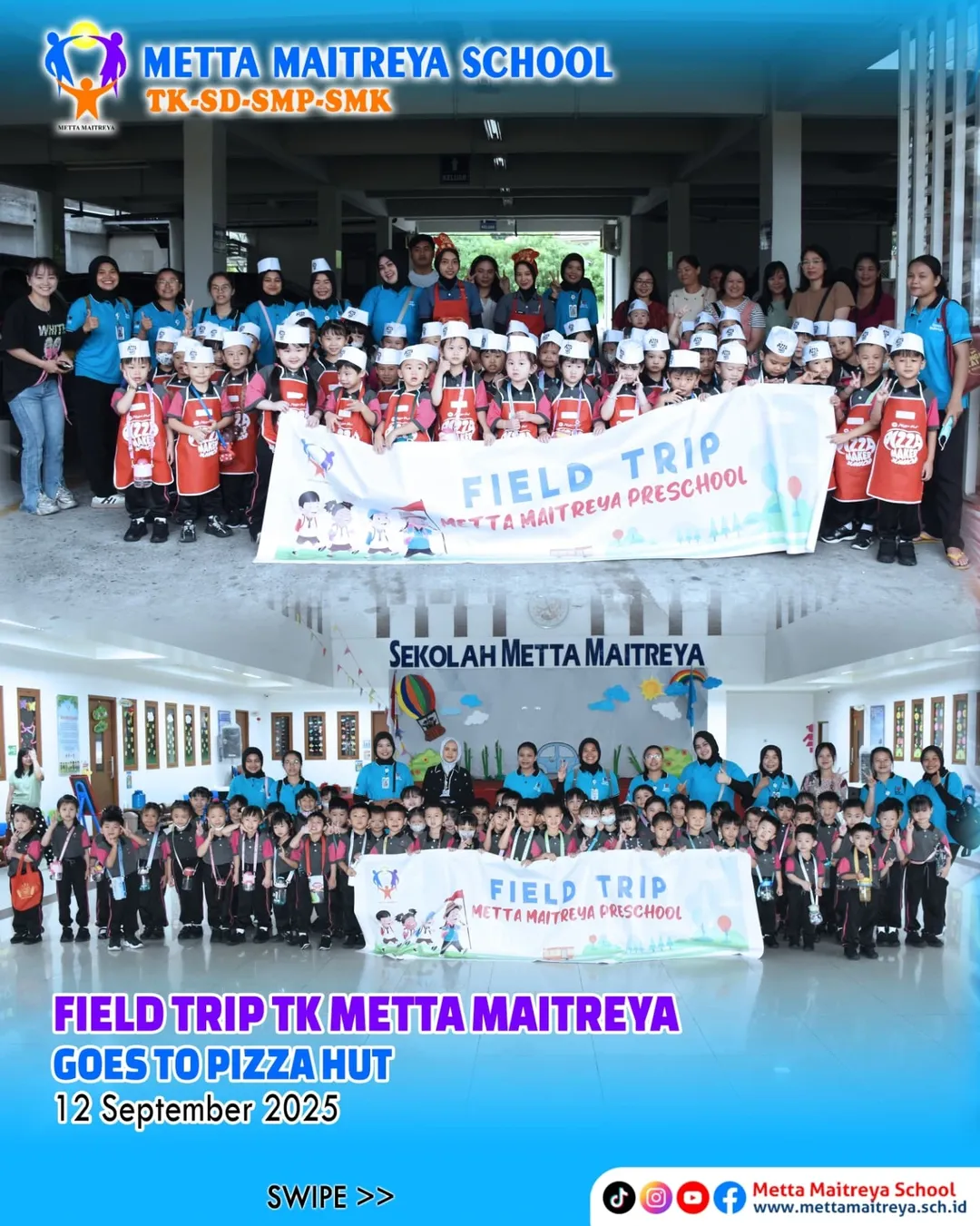 Field Trip TK Metta Maitreya ke Pizza Hut